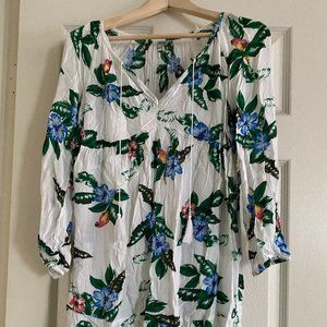 Old Navy Flower Swing Dress - Size: Small